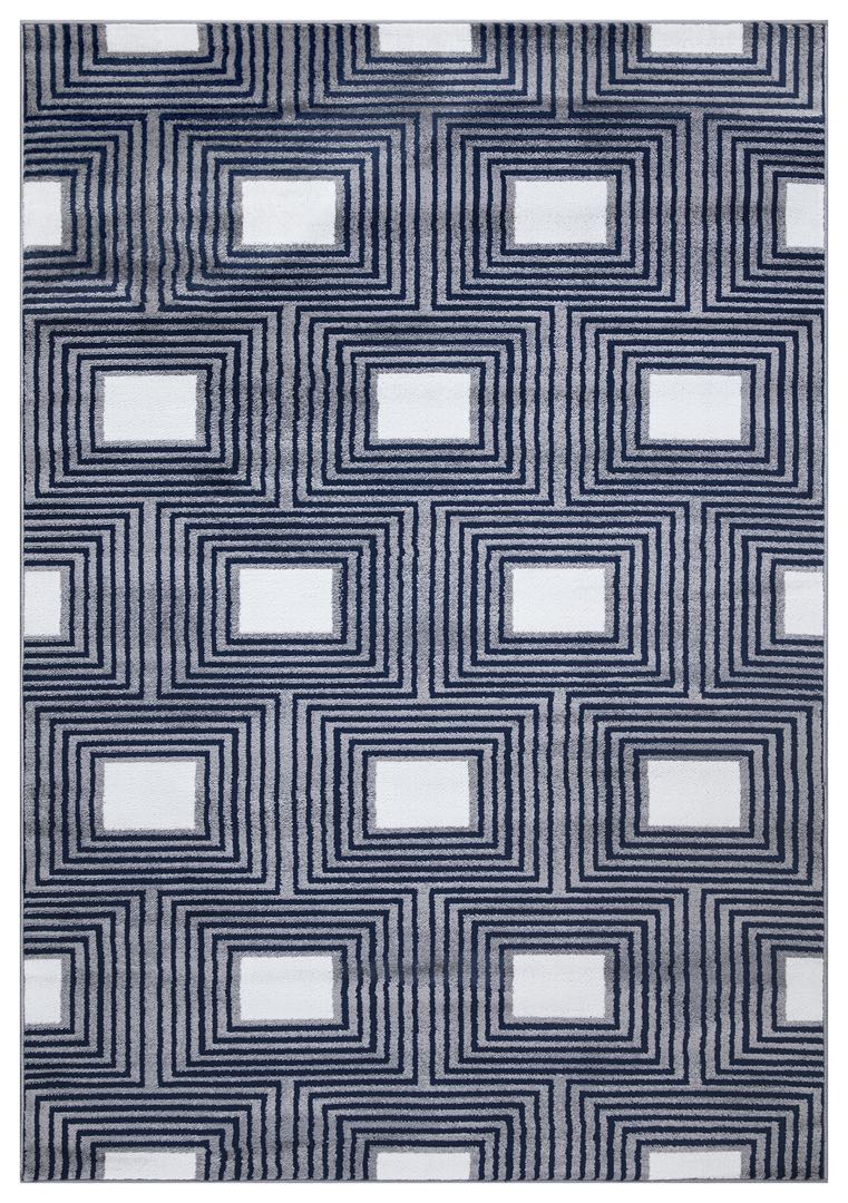 Paris Diamond Rug V2 - Navy