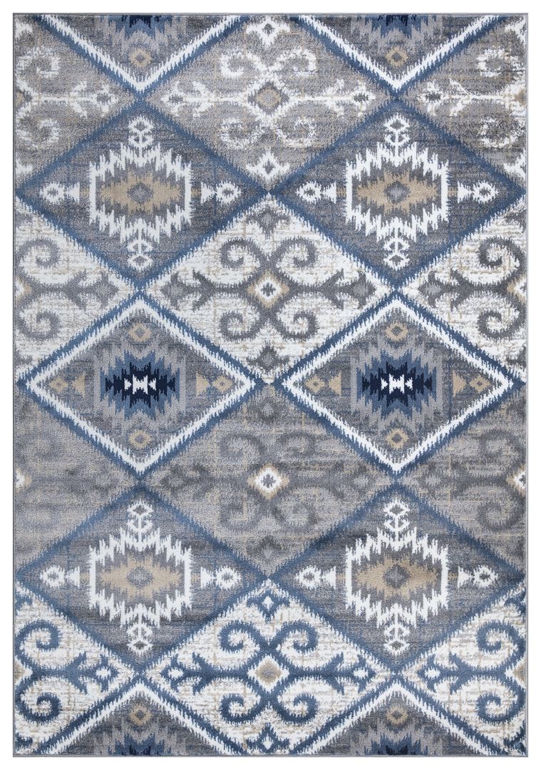 Paris Kilim Design Blue Rug