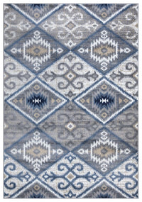 Paris Kilim Design Blue Rug