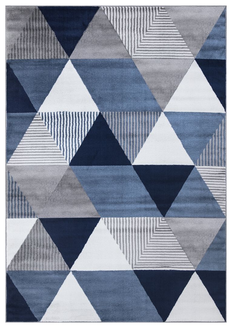 Paris Triangle Rug Navy - Navy