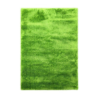 Puffy Shimmer Green Shaggy Rug