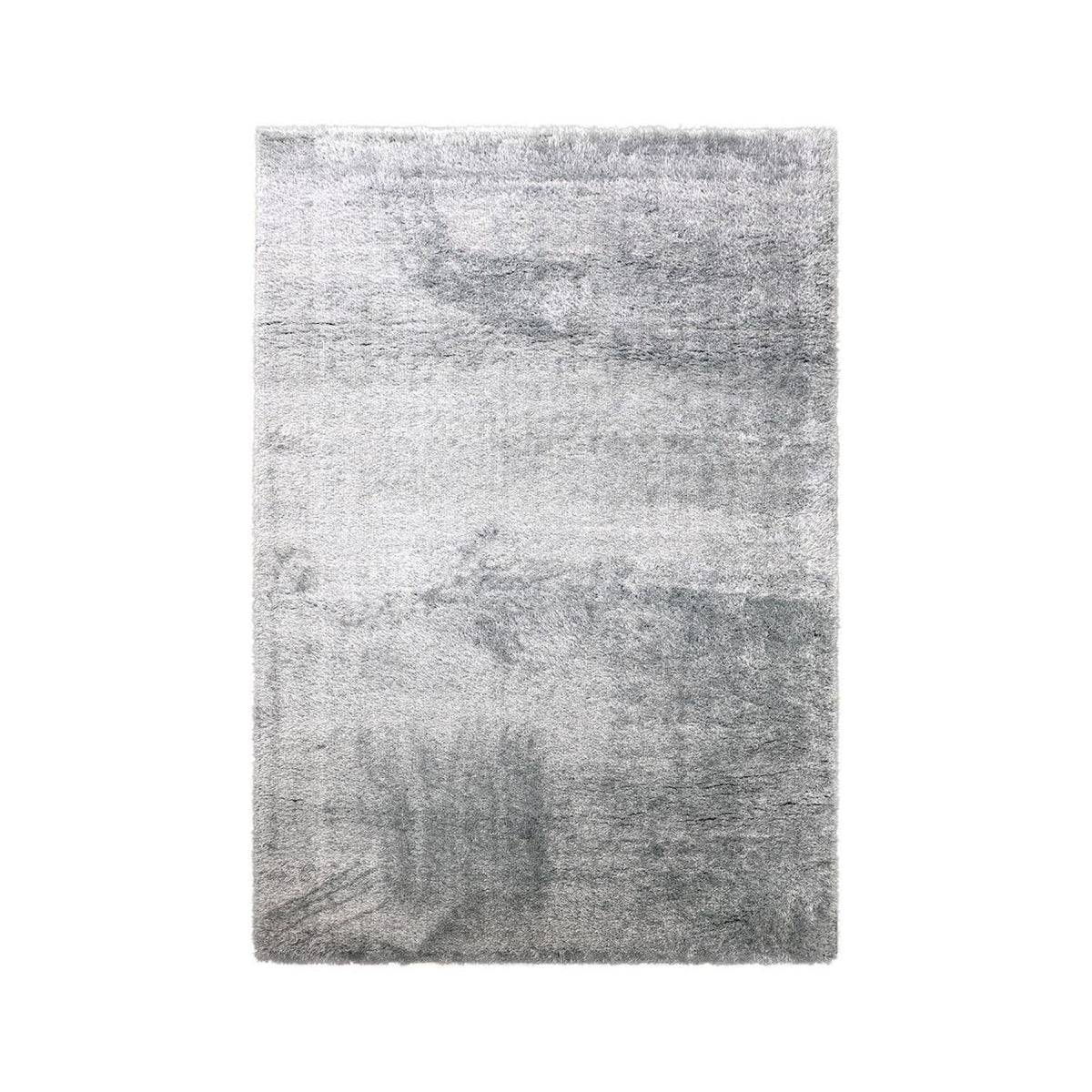 Puffy Shimmer Grey Shaggy Rug