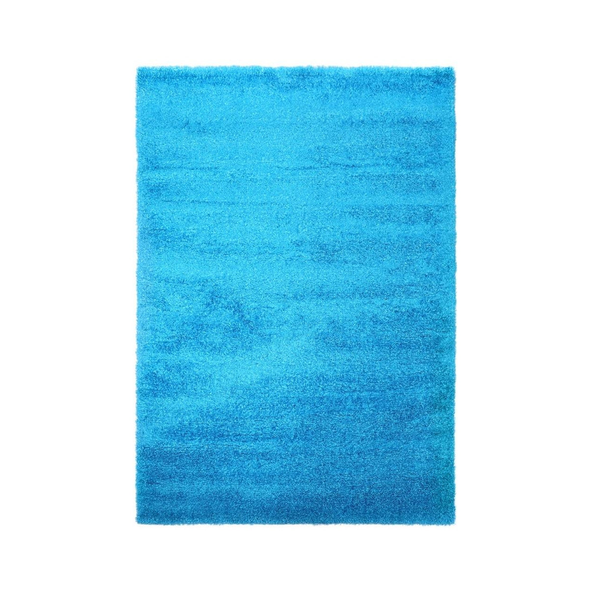 Puffy Shimmer Turquoise Shaggy Rug