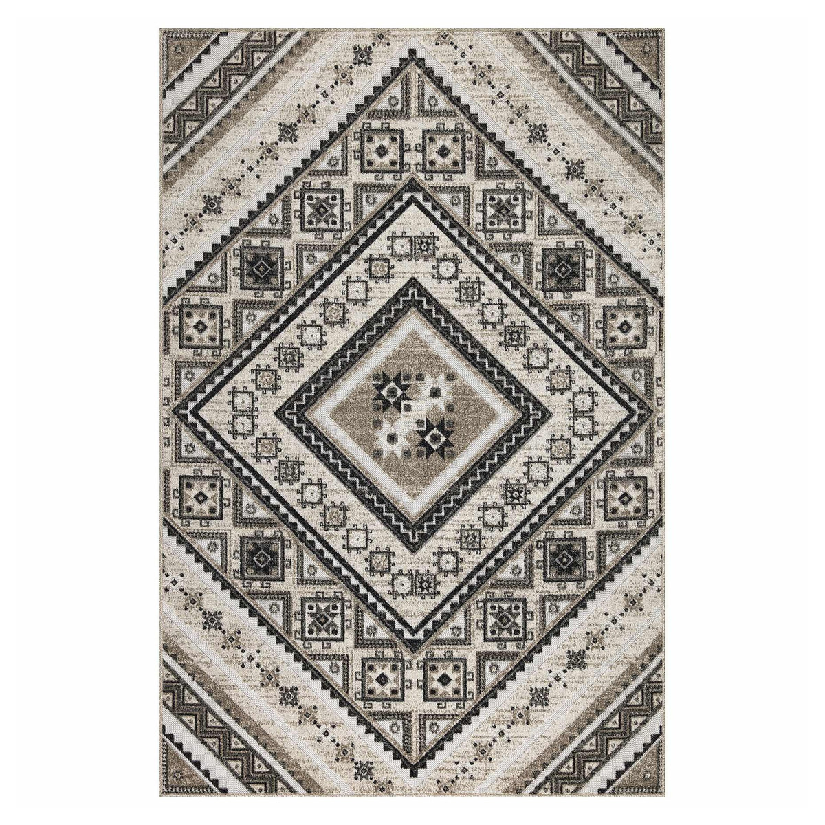 Richmond Kilim Outdoor Rug (V2) - Beige