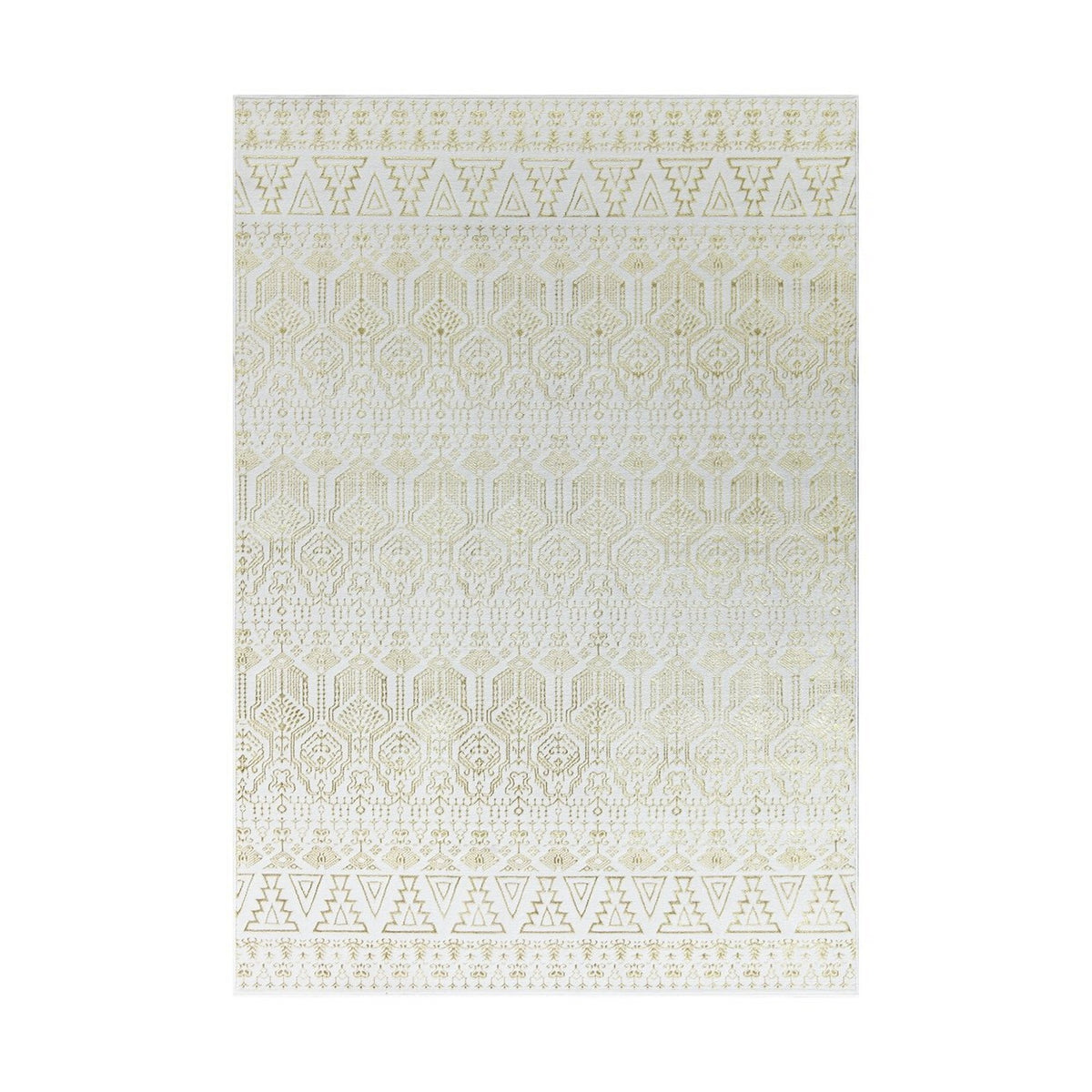 Ritz Moroccan Style Rug Gold & Cream