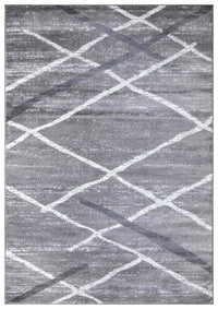 Salvador Geometric Modern Grey Rug