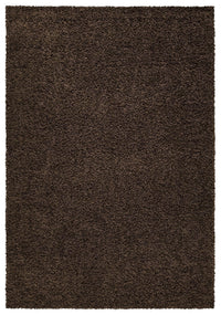 Shaggy Plain Brown Rug