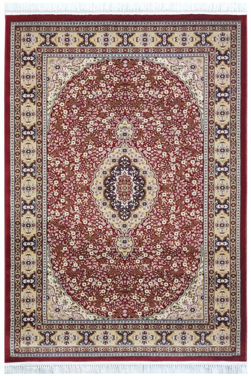 Sicily Traditional Medallion Rug (V2) - Red