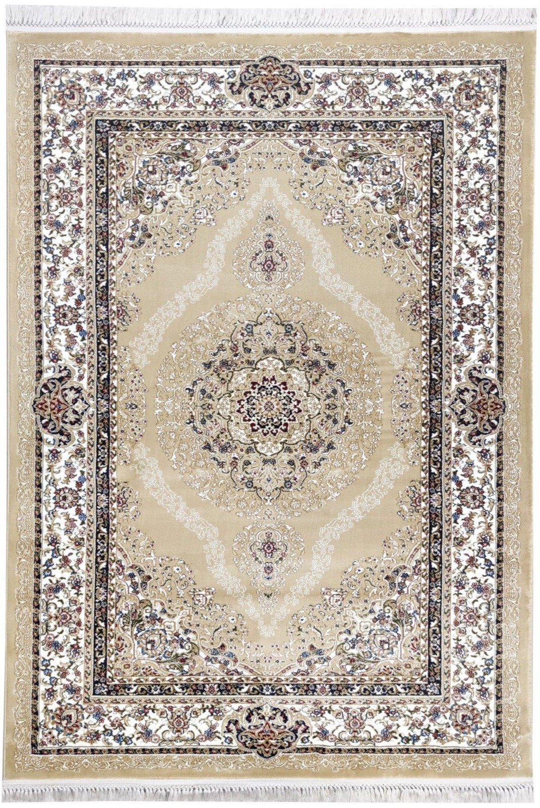 Sicily Traditional Medallion Rug (V3) - Beige