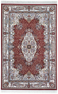 Sicily Traditional Medallion Rug (V6) - Red