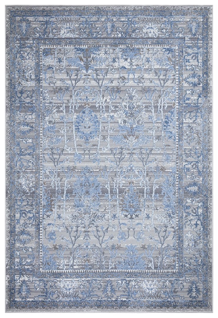 Stratus Floral Rug Blue - Blue