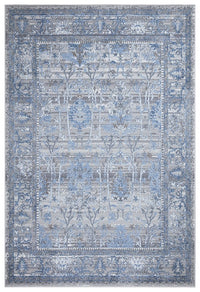Stratus Floral Rug Blue - Blue