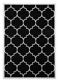 Trendy Border Trellis Rug V2 - Black