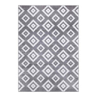 Trendy Diamond Trellis Rug - Grey
