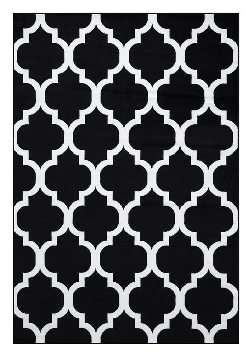 Trendy Moroccan Rug V2 - Black