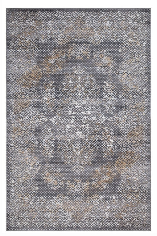 Velar Traditional Design Rug - Grey