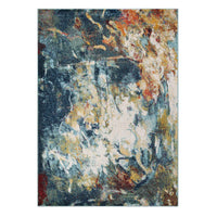 Venus Abstract Design Rug (V1) - Blue