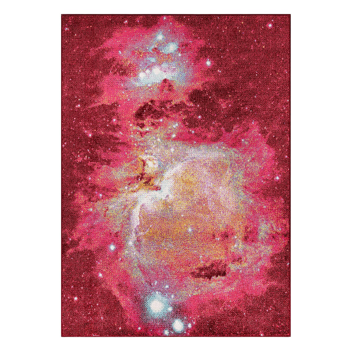 Venus Galaxy Design Rug (V1) - Red
