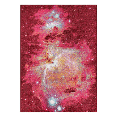 Venus Galaxy Design Rug (V1) - Red
