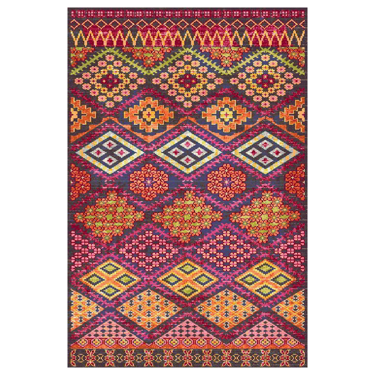 Washable Fiesta Kilim Rug