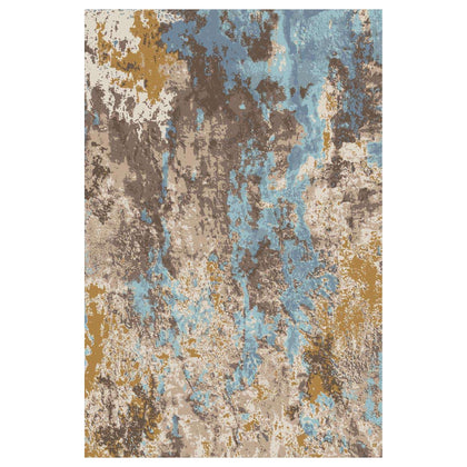 Light Blue · Washable Ink Marble Rug